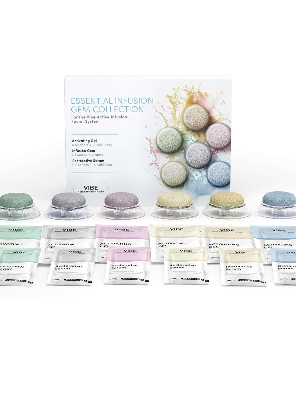 Essential Infusion Gem Collection facial refills New sealed